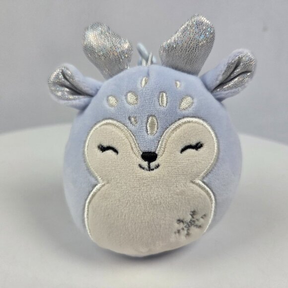 Squishmallows 3.5" Clip On Farryn the Fawn Reindeer - Picture 1 of 6